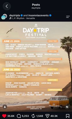 (3) Day trip 2 Day GA passes