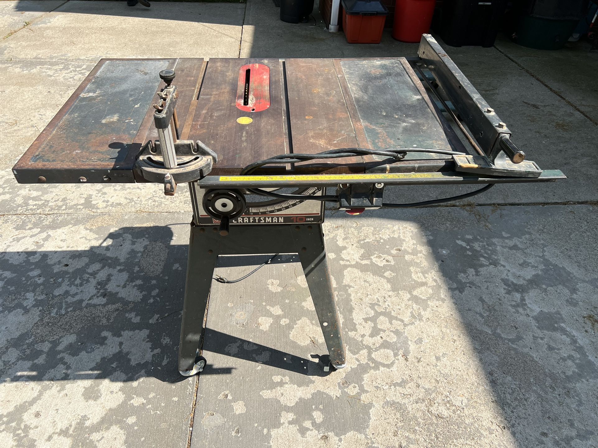 Craftsman 10" Table Saw + Stand