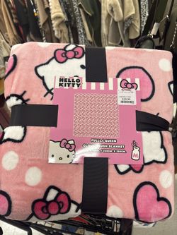 Hello Kitty Valentines Day Full/Queen blanket