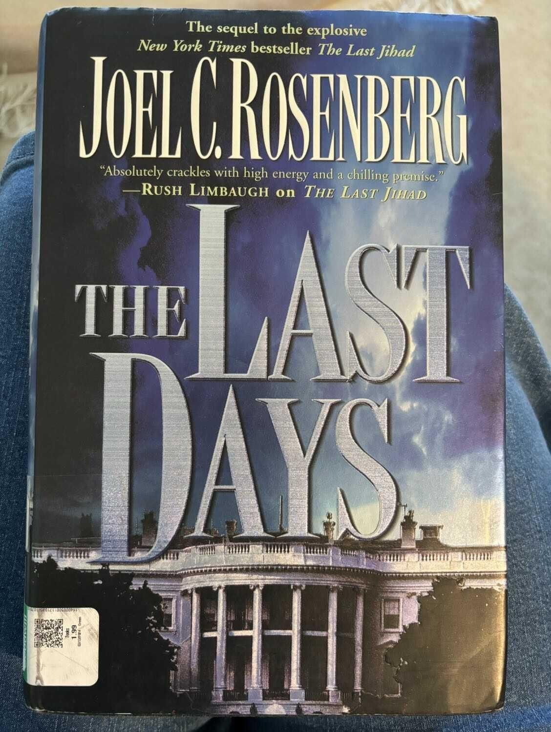 3 Novels By Joel Rosenberg-The Jerusalem Assassin, The Last Days, The Persian Gamble