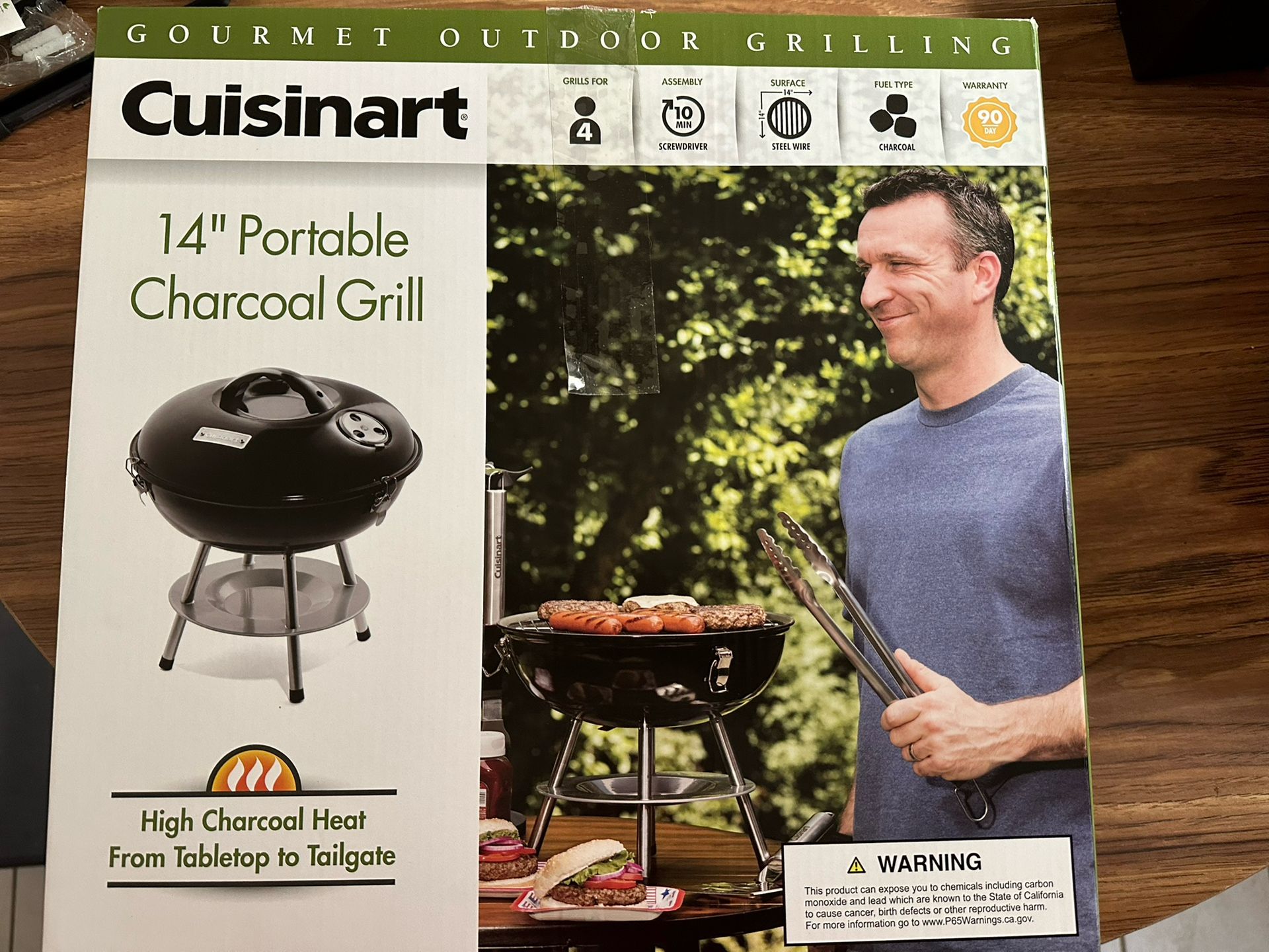 Cuisinart 14 inch portable charcoal grill