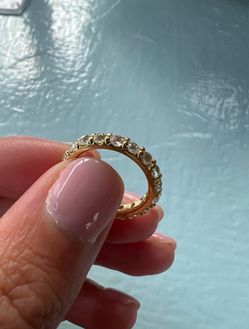 Gorgeous Yellow Gold & Diamond Eternity Band