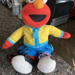 TALKING ELMO PLUSH SESAME STREET 16”