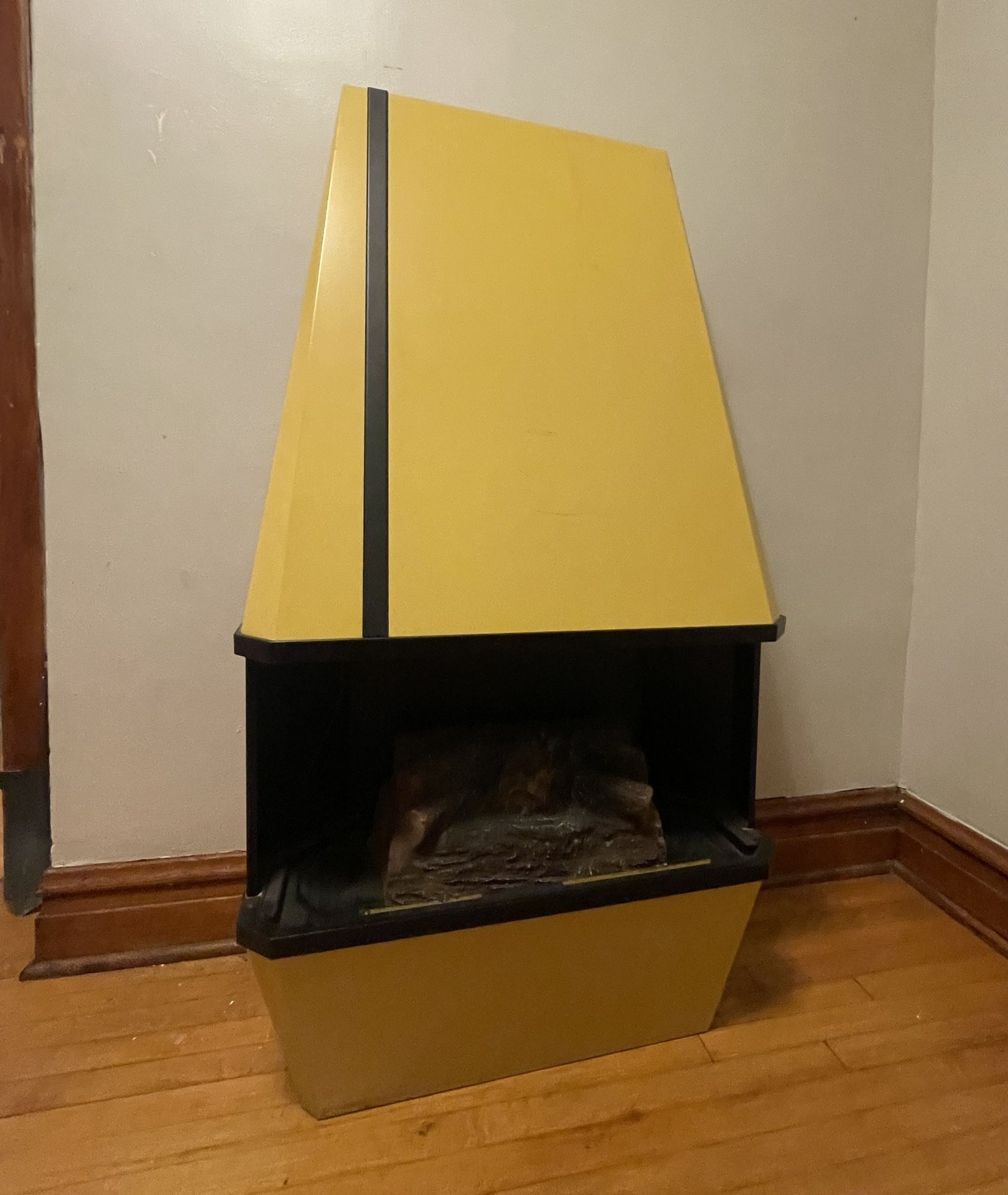 Vintage Mid Century Modern (MCM) Sears Roebuck Electric Fireplace