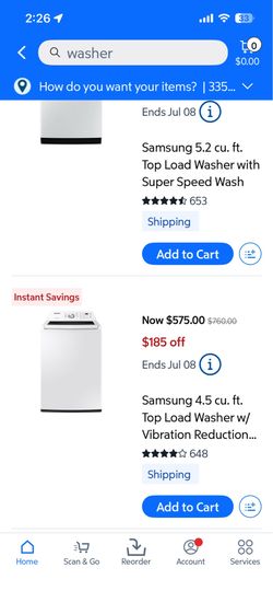 Samsung washer and dryer