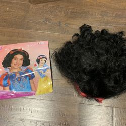 Snow White Wig Kid Size