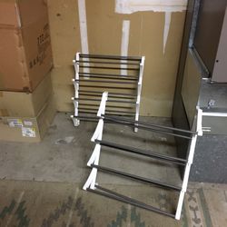 Two Matching Plastic Hanging Shoe Racks