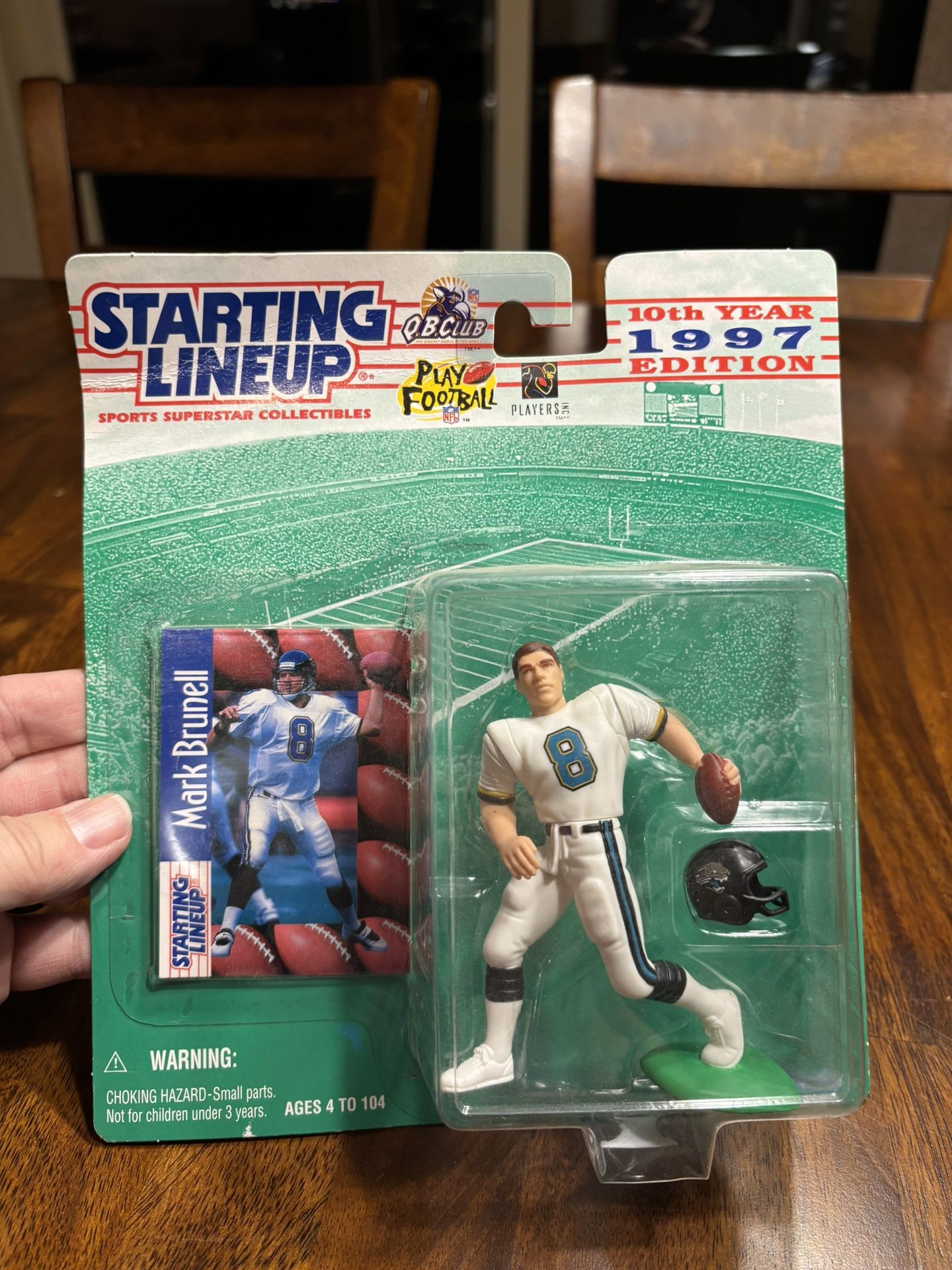 1997 Starting Lineup MARK BRUNELL Jacksonville Jaguars Football Figure 