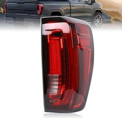 Tail Light Rear Lamp Passenger Side LED with Signature Lamps Right Taillights Brake Light Compatible With GMC Sierra 1500/2 -2023
