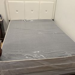 Full  Size Bed Frames With Mattress Set All New Furniture Free Delivery Free Installed 