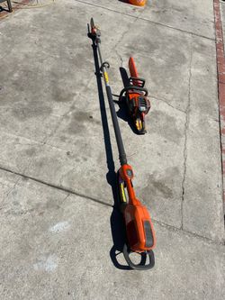 Husqvarna Battery Chainsaw and Pole Saw Set
