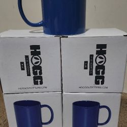 11oz Blue Glossy Ceramic Mugs