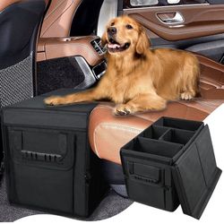 (101010-15) Car Back Seat Extender for Dogs up to 300lbs Car Seat Extender Back and Front Gap Filler with Storage Prevent Your Dogs from Falling Off(1
