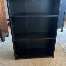 Small Black Bookcase