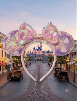 New - Minnie Sequin Mouse Ears Headband