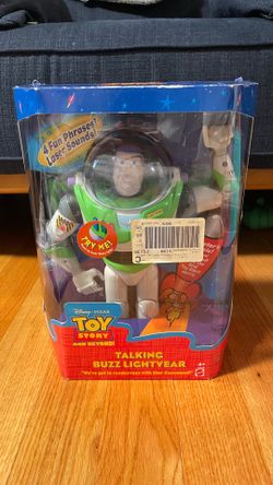 Vintage 2001 Mattel Toy Story and Beyond Talking Buzz Lightyear NIB #50326 WORKS