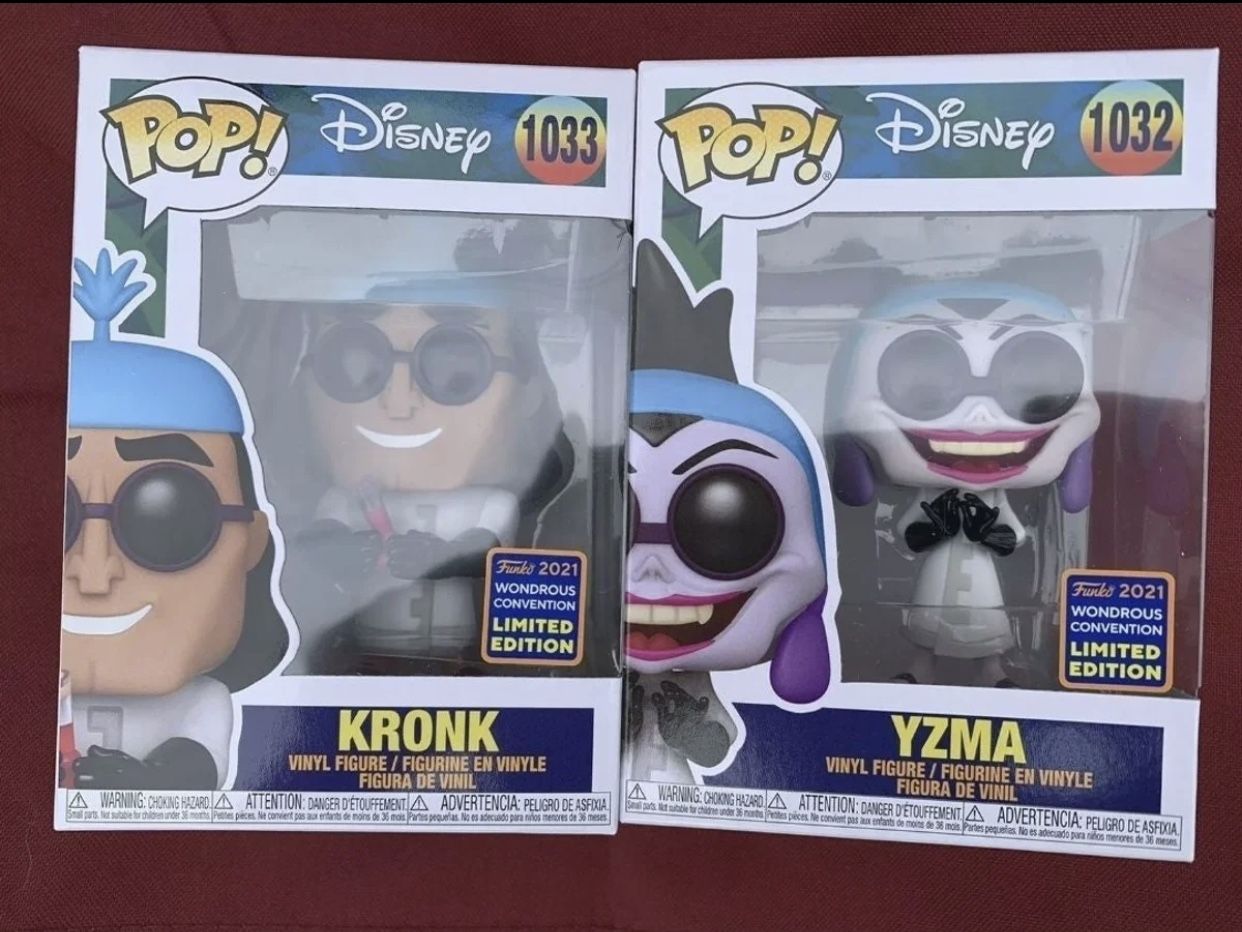 Yzma And Kronk Funko Limited Edition