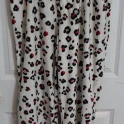 Hue Sleepwear Fleece Animal Print Sleep Pants 100% Polyester Size Women's 1X 