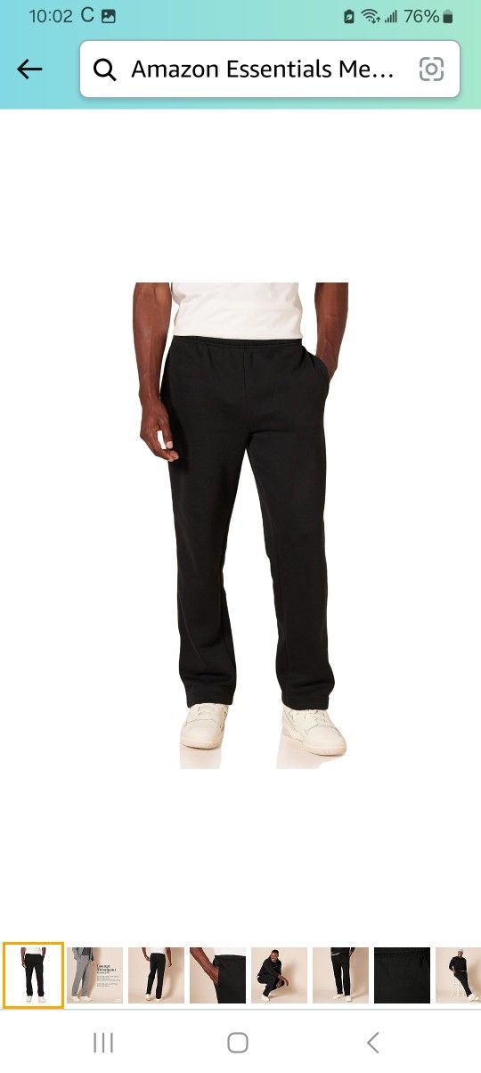 Men's Fleece Sweatpants $10