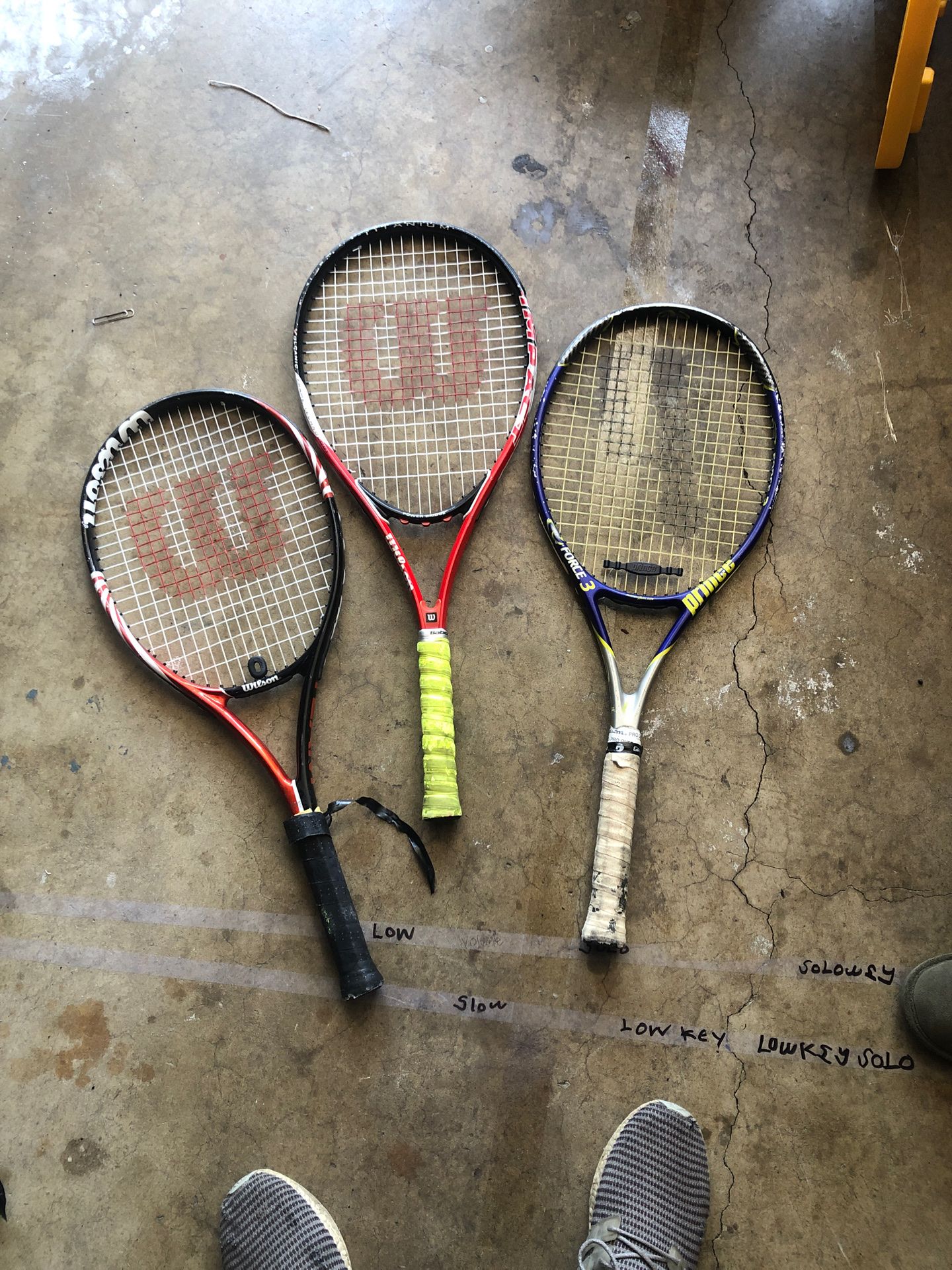 Tennis racket $40 for 3