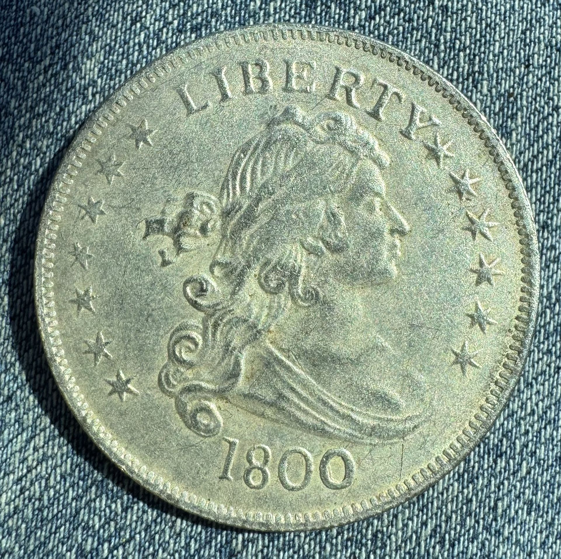 Vf To Xf 1800 Silver dollar
