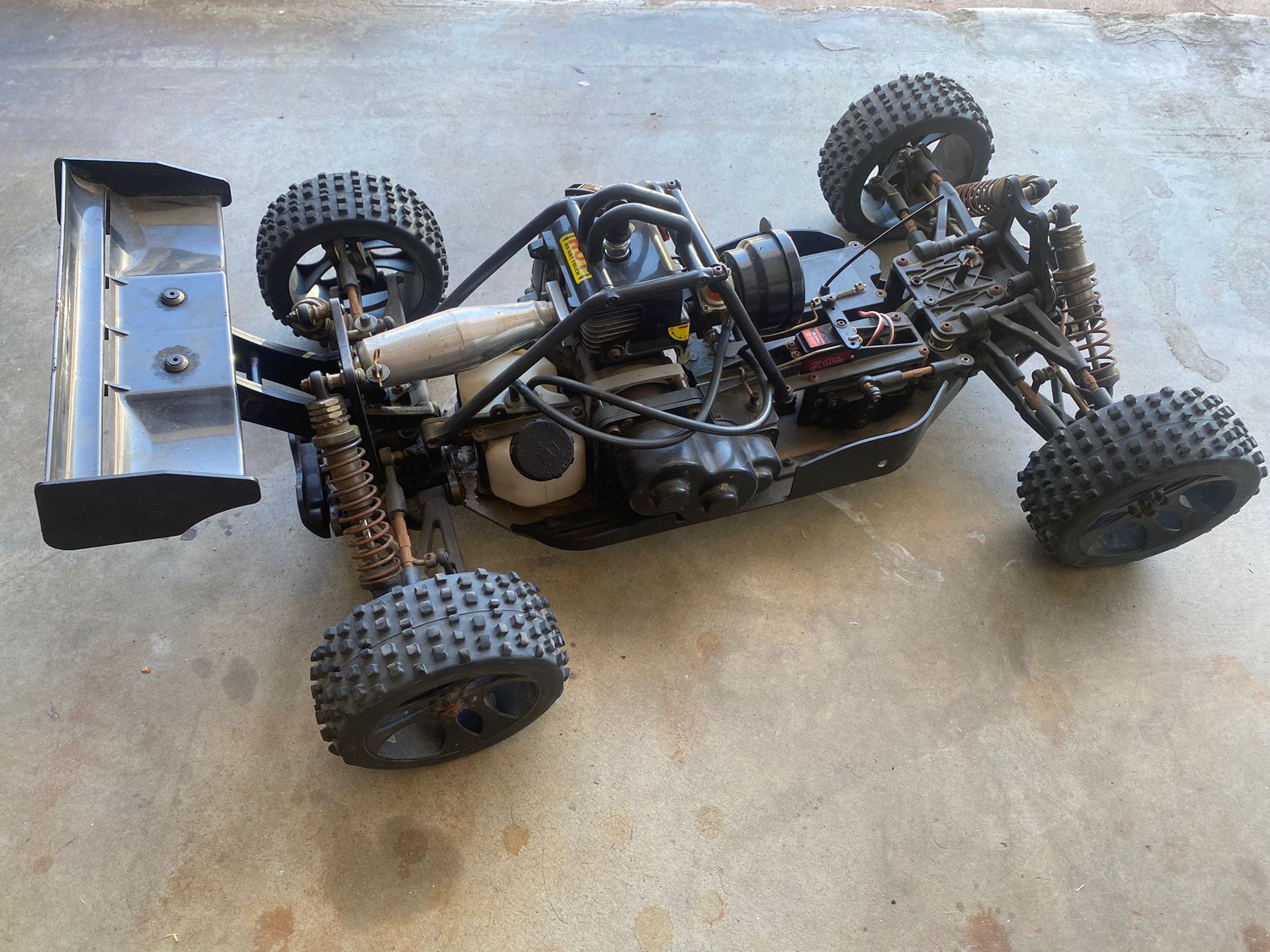 1/5 Scale 4WD Gas RC Buggy Trades Rock Crawler