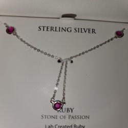 Stunning Ruby "Yard Style" Necklace