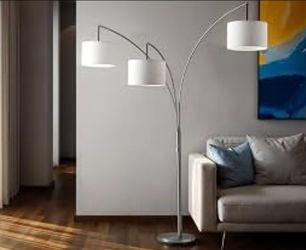 3 Arc Lamp  82in Tall   New-  Box is distressed