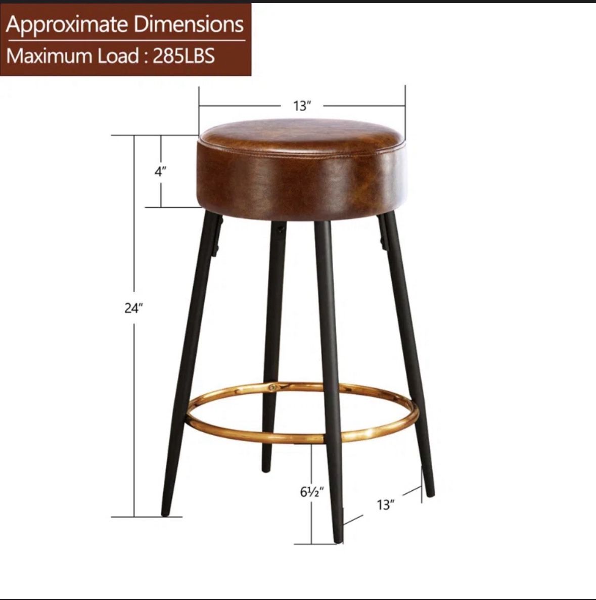 Bremen Bar & Counter Stool Set of 2