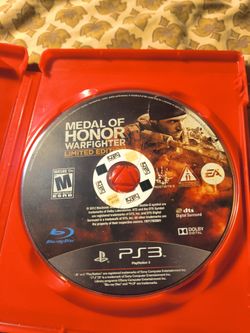 PlayStation 3  Medal of Honor Warfighter .....$10