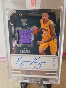 Lakers  Kyle  Kuzma  Rookie  Autograph  Card