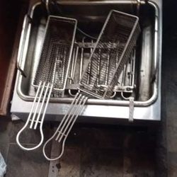 Commercial Fryer & 2 Warmers