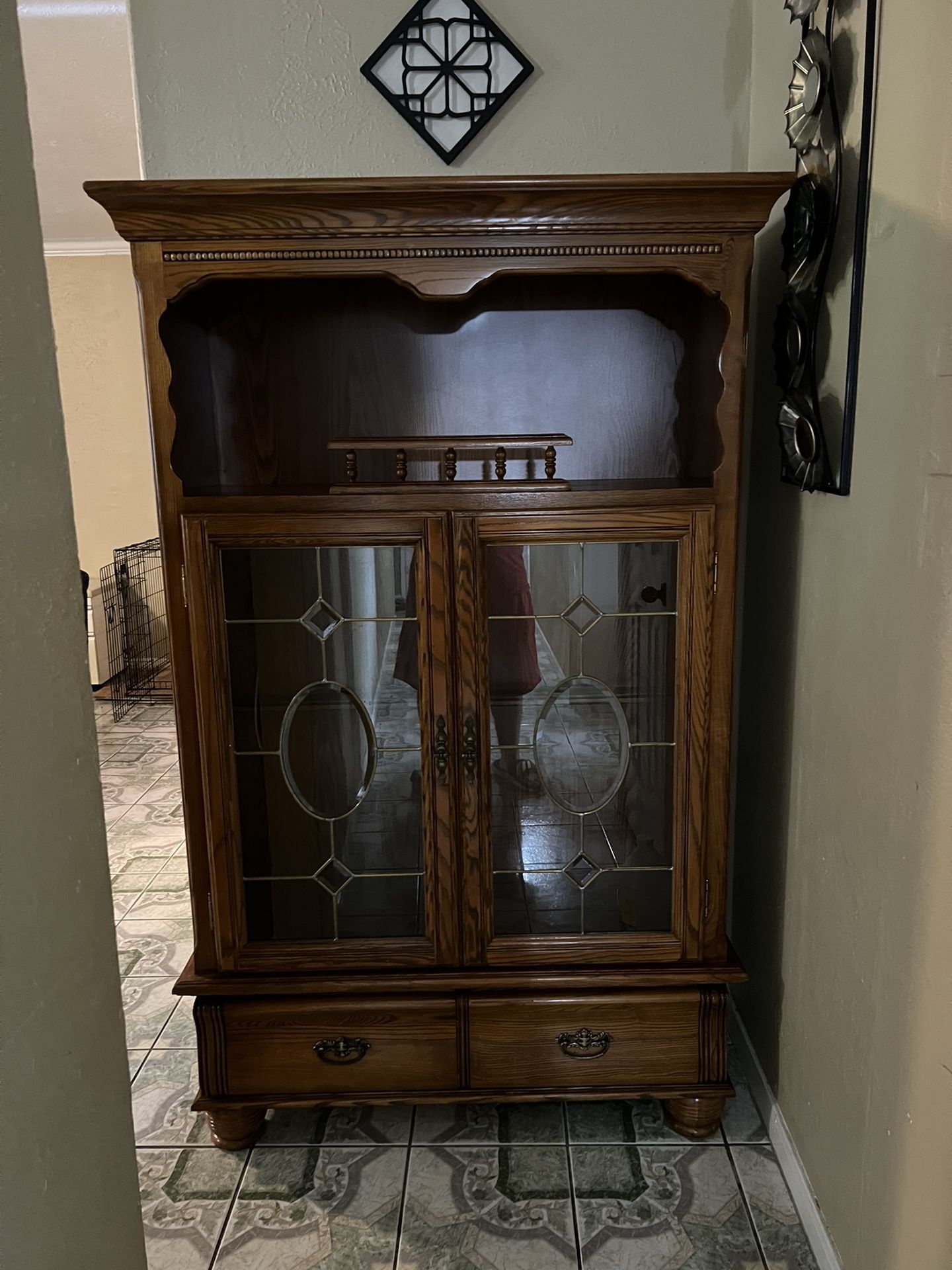 Beautiful China Cabinet! Glass Shelfs!