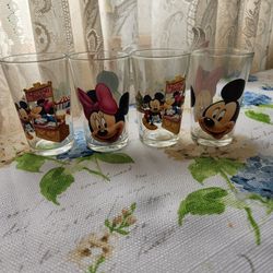 Mickey Glass Cups 