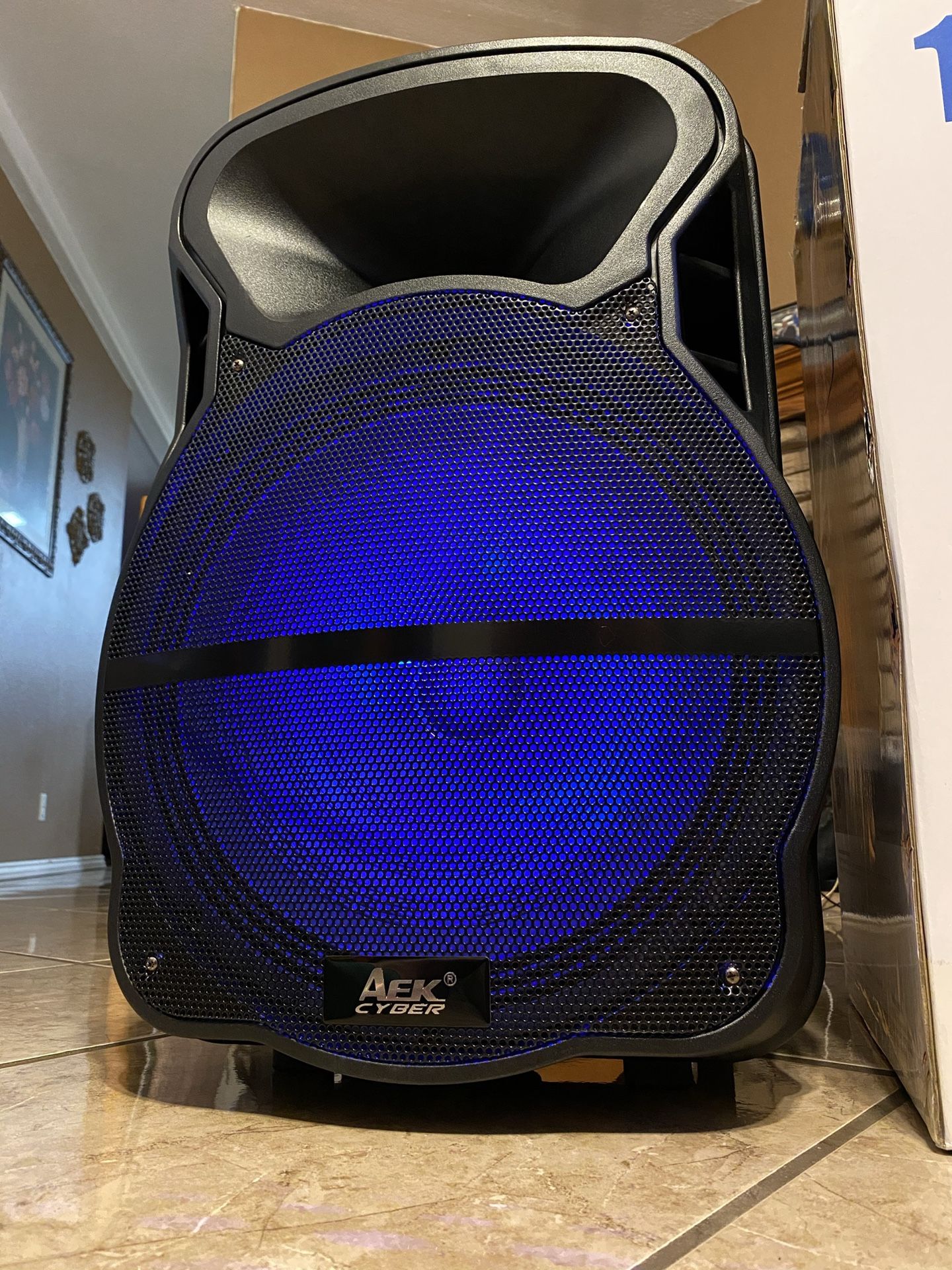 AEK CYBER Bluetooth Trolley Speaker with Wireless Microphone 🎤 S-11501A