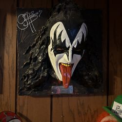 Kiss Gene Simmons Signed Head 