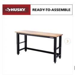 Husky 72" Adjustable Height Workbench 