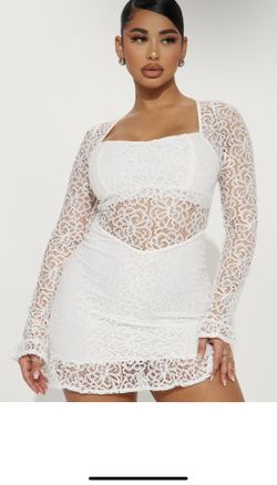 New White Lace Dress