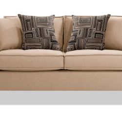 Jessie Beige Loveseat