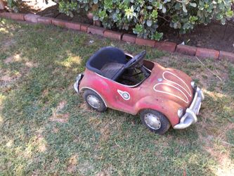 DIY vintage metal children’s speedster push petal car for sale
