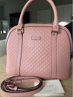 Authentic Gucci  Microguccissima Soft Margaux Dome pink
