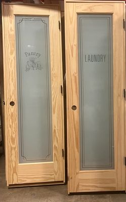 Solid Wood Pantry And Laundry Doors