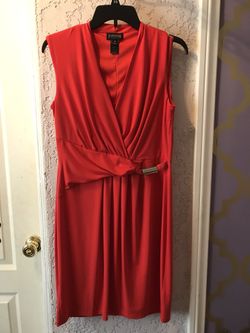 Enfocus Faux Wrap Dress