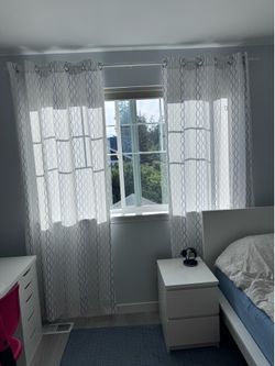 Ikea cotton curtains