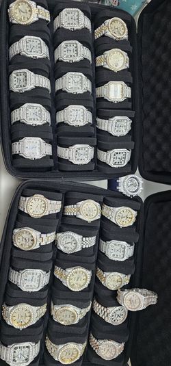 Moissanite diamond Watch GRA Certified 