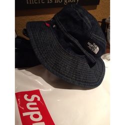 Supreme Denim (The North Face) Bucket Hat