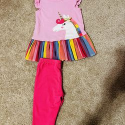 Toddler girl unicorn Outfits/ dress - 2 Year Old
