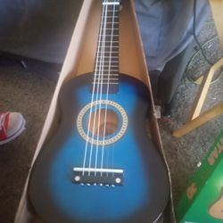 Blue Kids Guitar 