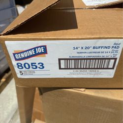 Floor polishing pad white 5 count