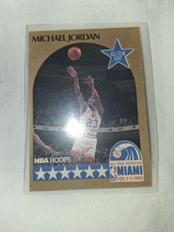 1990 Michael Jordan,  All Star Weekend Miami, NBA  Hoops Card # 5